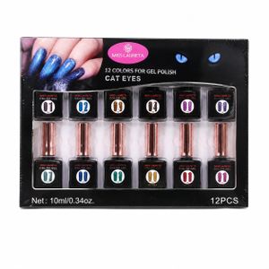 Miss Lauretta Kit Vernis Gel UV/LED 12 Couleurs – Coffret Manucure Semi-Permanent – 10 ml