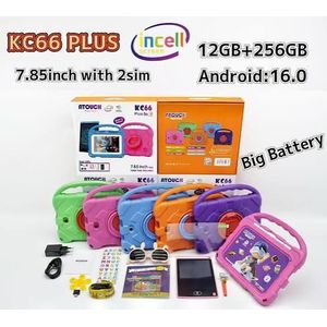 Atouch Tablette Android KC66 Plus 7,85 pouces, RAM 12 Go, ROM 256 Go, 1,3 GHz, Quad Core, avec carte SIM-violet 