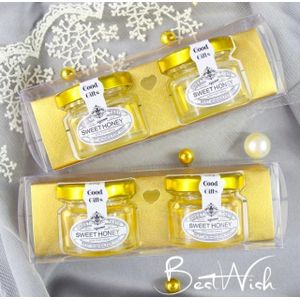 Duo de Miel de Fleurs Naturel 2 Pots de 28G Idéal Cadeau et Mariage