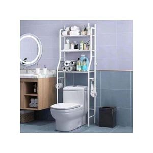 Étagère Murale 3 Niveaux – Rangement Salle De Bain - Multifonction