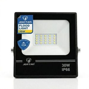Projecteur LED 30W JORTAN Extérieur - Étanche IP66 Anti-Pluie - Éclairage Puissant Sécurité - Idéal Cour, Jardin & Parking