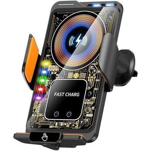 Support Téléphone Voiture avec Charge Sans Fil – Fixation Automatique Fast Charge