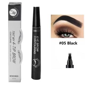 Crayon Stylo à Sourcils 4 Pointes #05 Noir.