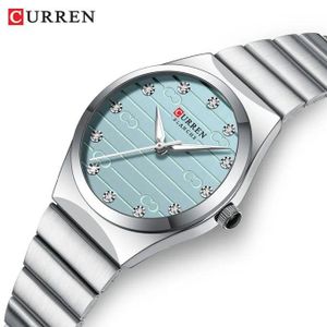 Curren Montre Femme De Luxe, à Quartz, Analogique - Acier Inoxydable - Nouvelle Collection C9110