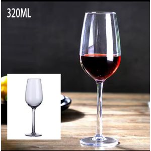 Lot de verre à vin transparent 