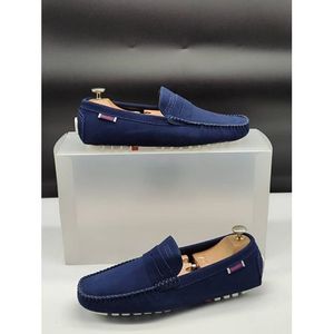 Geogra MOCASSIN POUR HOMME -BLEU NU