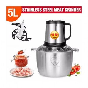 Hachoir Électrique Multifonctions En INOX 5L