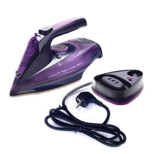 Sokany Fer à Repasser Sans Fil Rechargeable – Design Moderne Violet