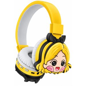 Casque Bluetooth Enfant Sans Fil 5.3 – Batterie 400 mAh – Jaune