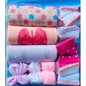 Lot de 3   Barboteuses + Chaussettes  pour  Bébé 