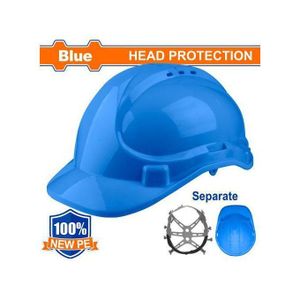 WADFOW WSH1301 - Casque de sécurité de chantier - Bleu HY