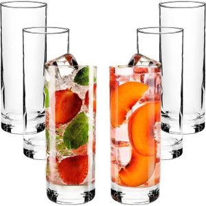Lot De 6 Verres A Eau - Transparent