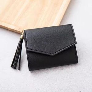 Portefeuille Femme à Trois Volets - Noir