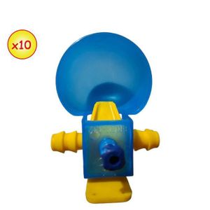 Lot 10 Abreuvoir Pipette - Jaune/Bleu