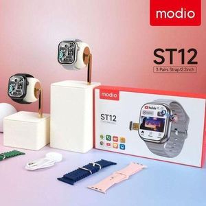 Modio Montre Connectée Android ST12 Carte Sim Intégré 4G