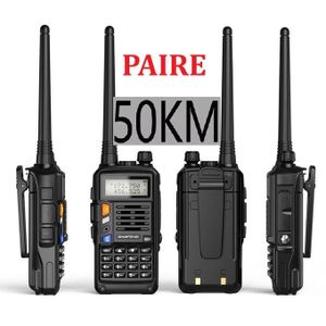 Boafeng 2 Radio Portative Bidirectionnelle-Baofeng Radio CB - 10W 50KM - 128CH VHF UHF - IP67 étanche