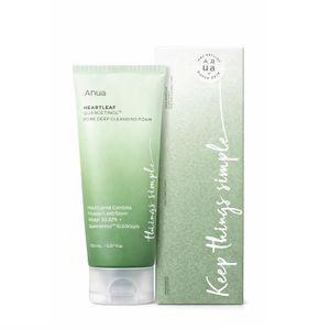 Anua  Heartleaf Quercetinol™ Mousse Nettoyante Visage – Nettoyage Profond Pores 
