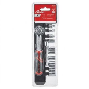 JEU DE CLÉ À CLIQUET 12-en-1 ONSITE : Le Kit de Douilles Métriques Indispensable pour Mécanique et Bricolage Précis !