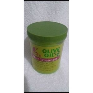 Bain D Huile OLIVE OIL  Hair Treatment 500 Ml - Vert Olive