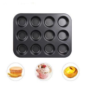 Moule à gâteau Anti - adhésif En métal  12 trous 
