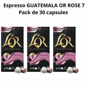 L'Or Espresso Caramel - Café Royal 10 Capsules Pour Nespresso®(PACK 3x10  CAPSULES 30) - Prix pas cher