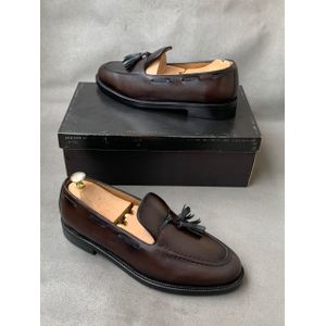 soulier pour homme en cuir-marron