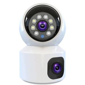 Caméra de Surveillance WiFi Rotative 360° – Vision Nocturne & Détection de Mouvement