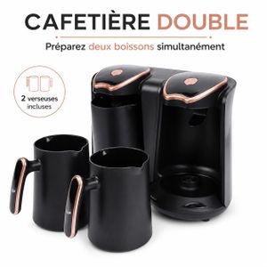 Mini cafetière électrique double – Machine à café/thé 