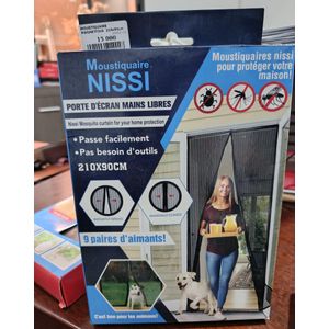 Moustiquaire de porte magnetique