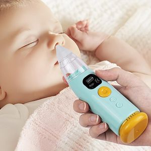 Cet aspirateur nasal électrique pour nourrissons est livré avec 3 embouts d'aspiration en silicone, une aspiration réglable et des fonctions de musique et de lumière apaisantes, ce qui le rend adapté aux bébés et aux jeunes enfants.