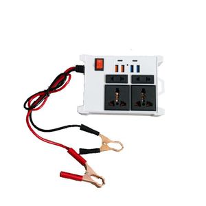 Convertisseur de Tension Voiture Smart Inverter SI-04 300W DC 12V vers AC 220V – Multi-Prises Multi-Ports USB (4 USB + 2 PD) pour TV, PC Portable, Ventilateur & Smart Smartphone