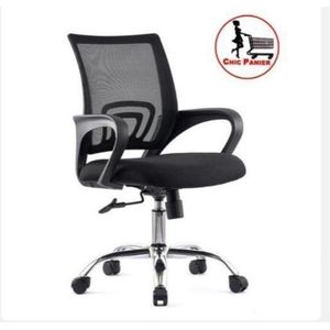 Chaises de bureau pivotante roulettes 
