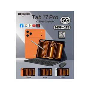 Atouch Tablette Android 10 pouces 10000mAh avec longue autonomie