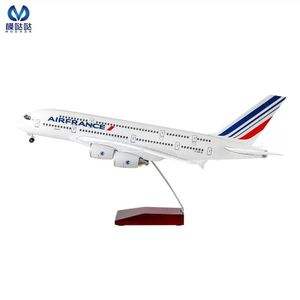 Gm Maquette D’avion Air france 47cm Blanc