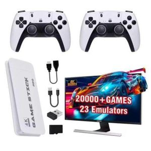 Game Stick 4K 3D HDMI + 2 Manettes Sans Fil