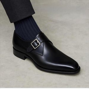 Soulier monk-strap en cuir 