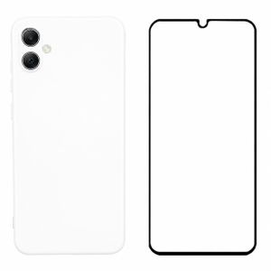 SAMSUNG Coque Silicone Galaxy A05 avec Antichoc -blanc