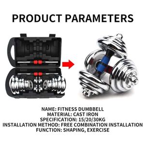 Gm Haltère De Musculation 15KG 2/pièces