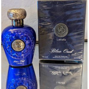Lattafa Parfum Mixte  Blue Oud – Eau de Parfum 100ml, Oud Frais & Boisé, Longue Tenue, Luxe Oriental Moderne