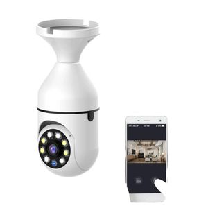 Caméra de Surveillance WiFi Extérieure 360° Type Ampoule E27 HD