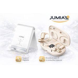 Ldnio Pack Support Téléphone + Écouteurs Sans Fil – Confort & Technologie au Quotidien