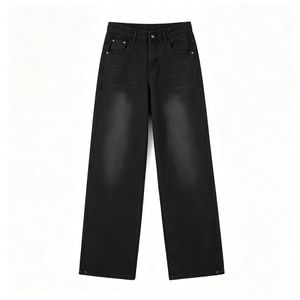 Kepokasn Jean Comfort Flex coupe décontractée pour homme - Noir