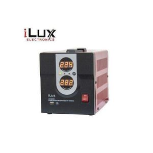 Ilux Stabilisateur Automatique Numérique - 1000SV - Rouge Garantie 24 Mois