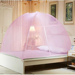 Moustiquaire de Lit Pliable Grand Moustiquaire Tente en Forme de Dôme Porte Simple