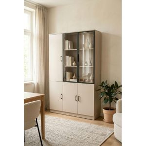Armoire de rangement pour bureau et salon/ (L x p x h) : 120 × 30 × 190