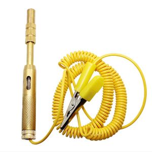 Testeur de tension électrique métallique Docooler, stylo de test et de réparation de lampes automobiles 