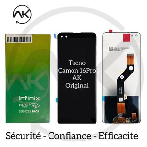Lcd ECRAN TECNO CAMON 16 PRO / CE8 AK ORIGINAL