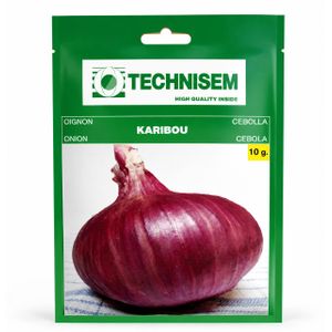 TECHNISEM Karibou – Semences d’Oignon Rouge Violet Haute Qualité – Sachet 10 g