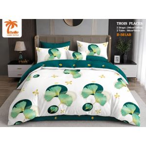 Belle Lot de 2 Draps et 2 Taies - Confort et Élégance pour Lit 3
