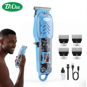BiChu Tondeuse à cheveux BiChu, chargement USB, tondeuse électrique de salon de coiffure pour gravure